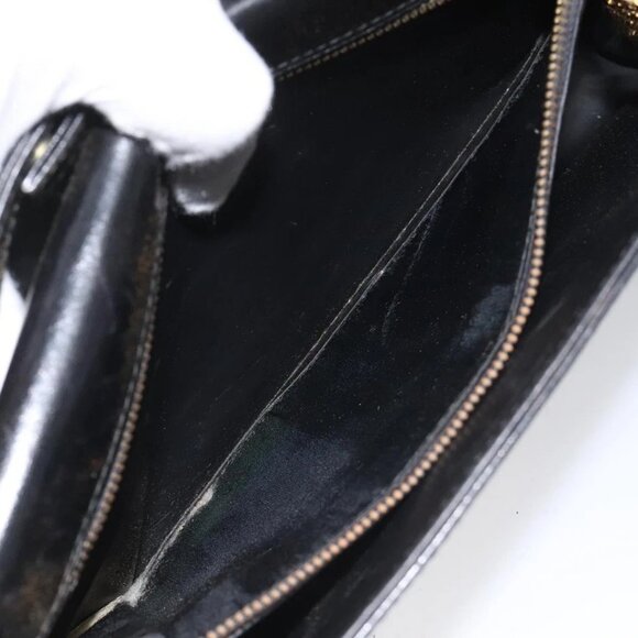 GUCCI Shoulder Bag Leather Black Auth 102039 - Picture 12 of 16